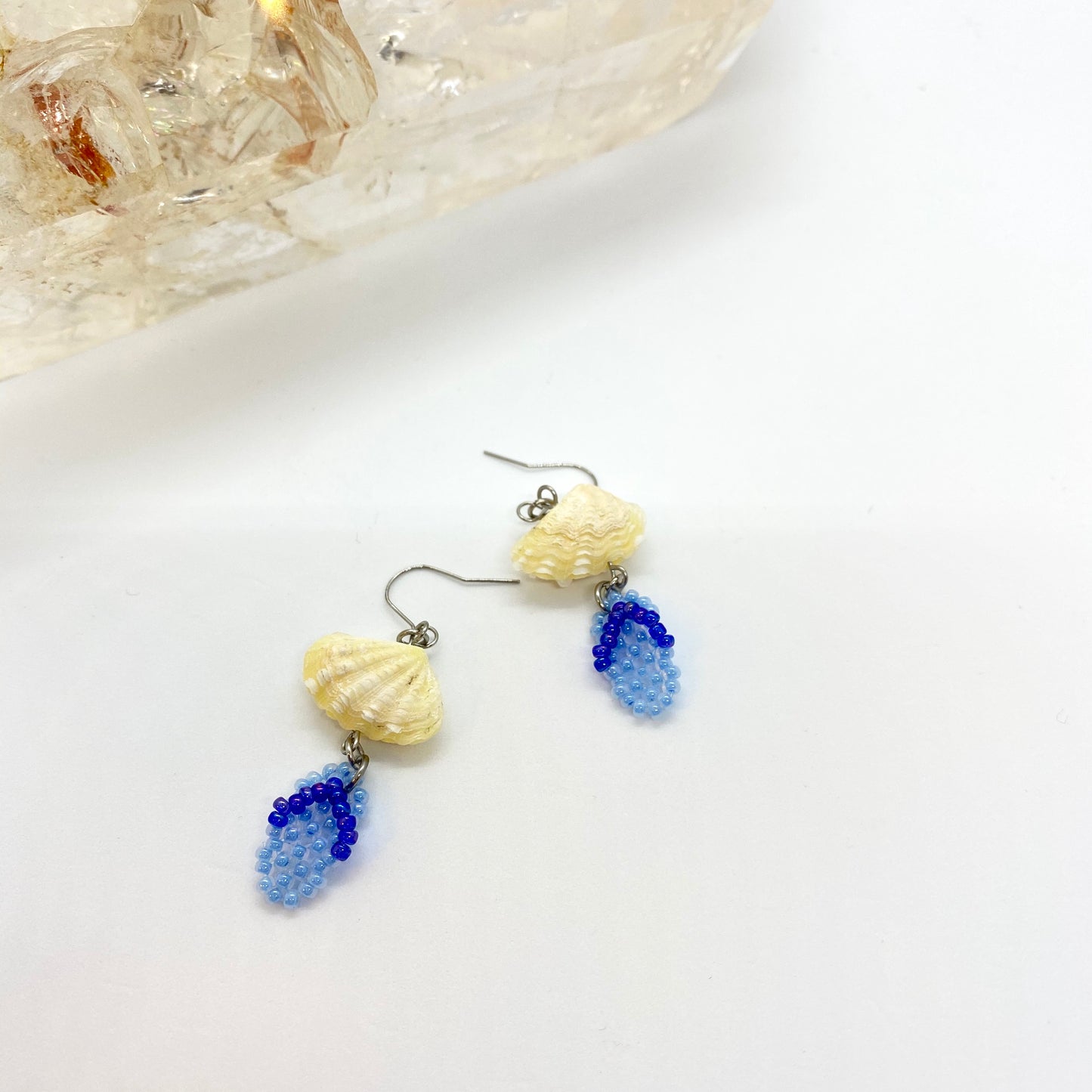 姫しゃこ貝ピアス